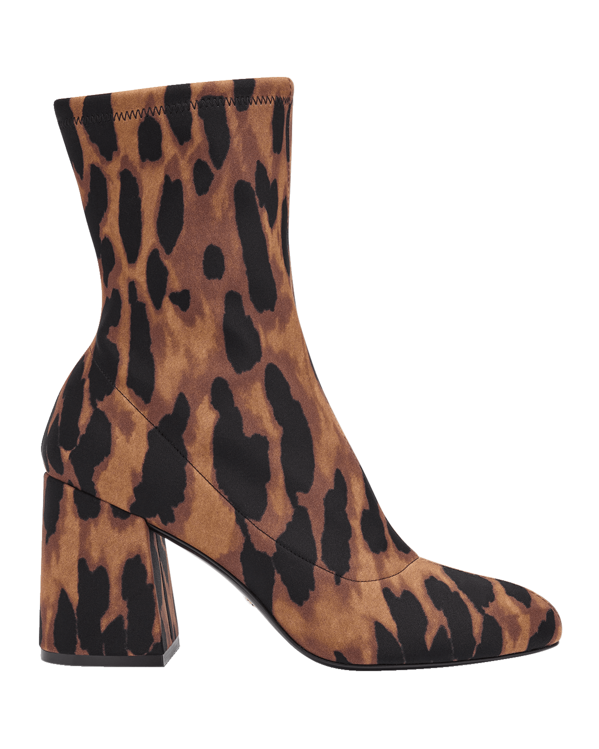 Stuart Weitzman Leopard Block-Heel Knee Boots