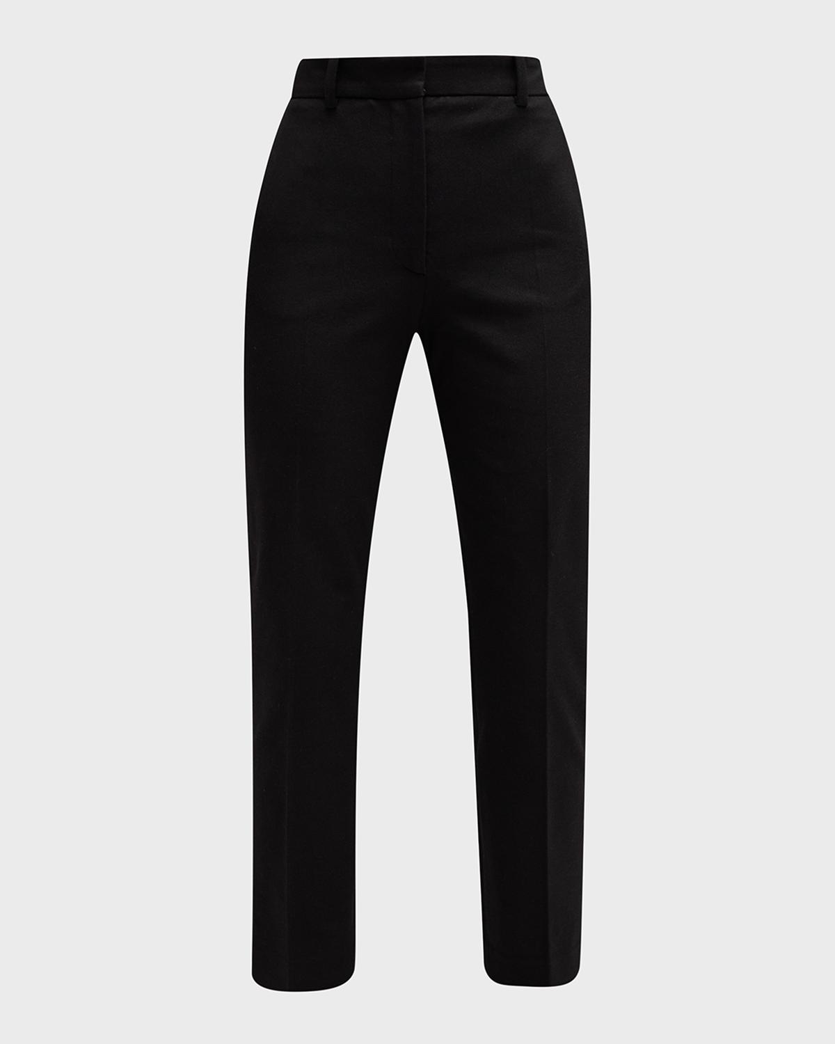 Joseph Coleman Cropped High-Rise Gabardine Pants