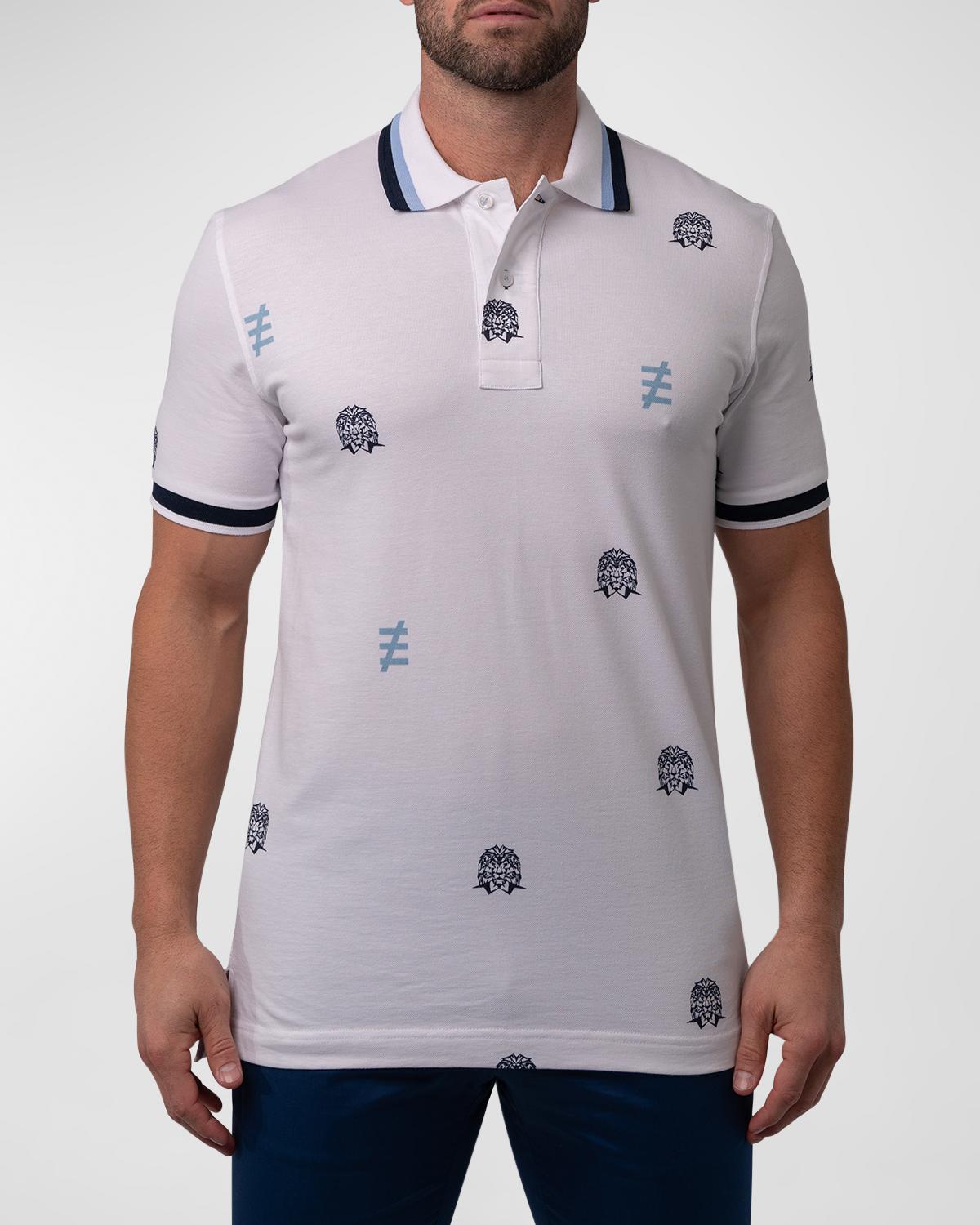 Maceoo Men's Mozart Icon Tipped Polo Shirt