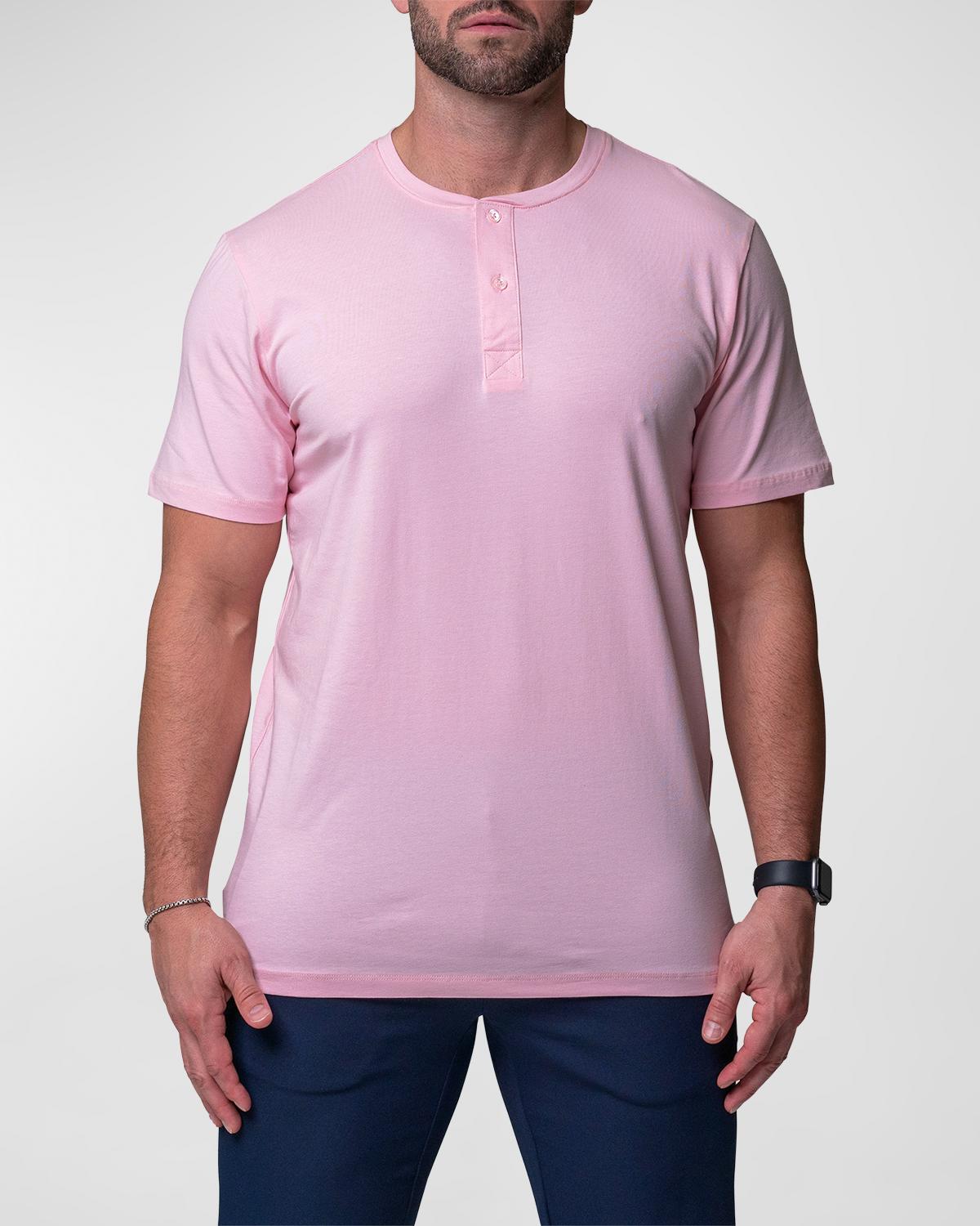 Maceoo Men's Core Henley Shirt
