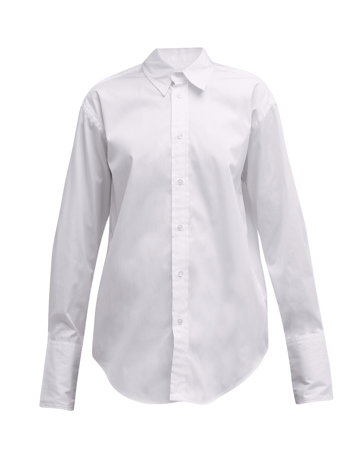 Theory Classic Button-Front Boyfriend Shirt | Neiman Marcus