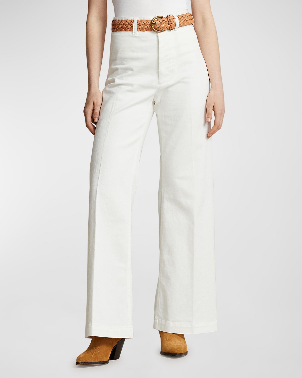 White Stretch Pants | Neiman Marcus