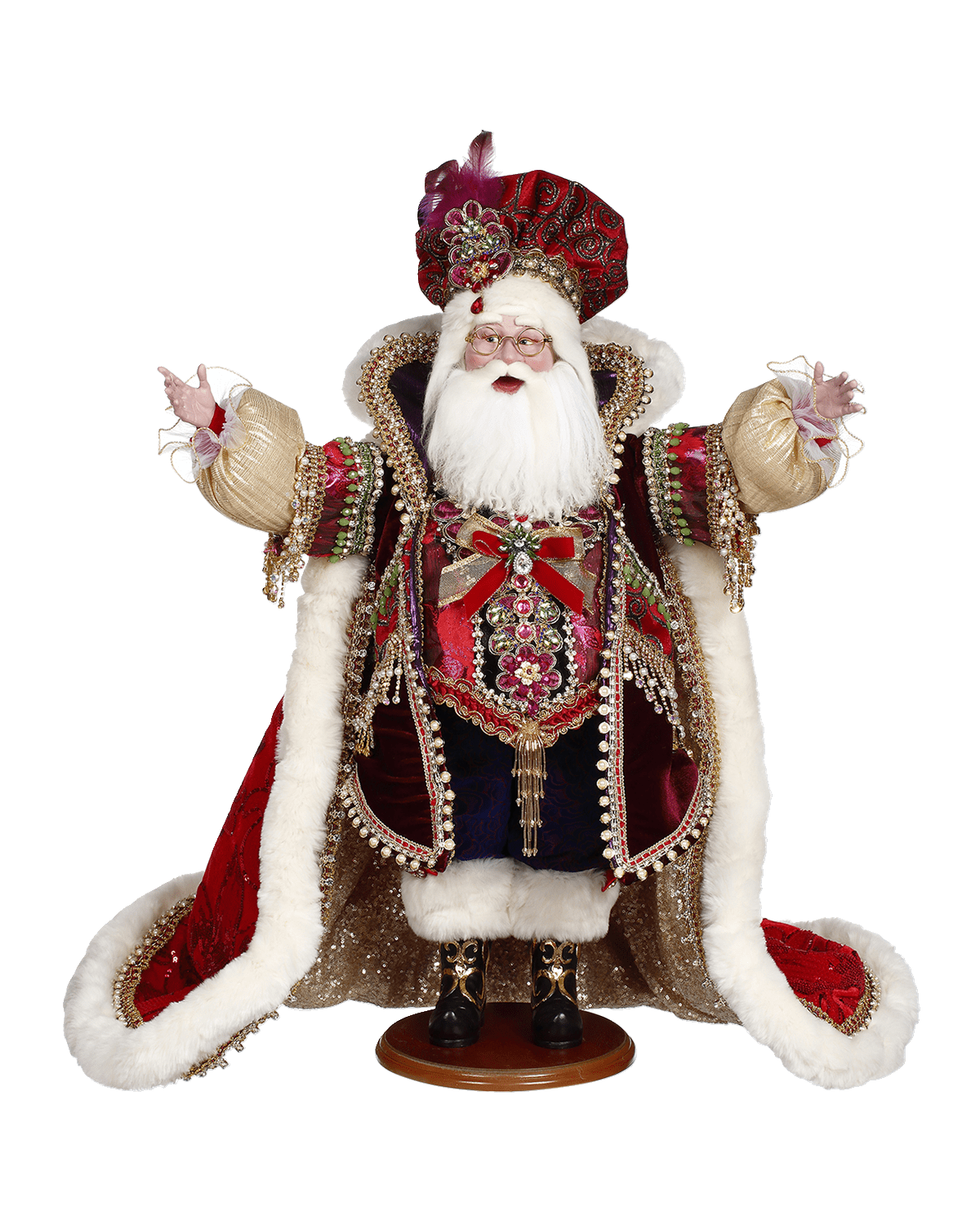 Karen Didion Originals Gilded Elegance Santa, 19