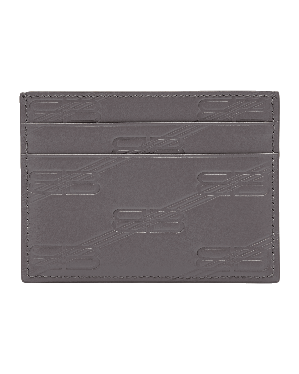 Saint Laurent Men's Imprint Black Leather Crocodile Card Case 396935 1000 -  One Size / Black
