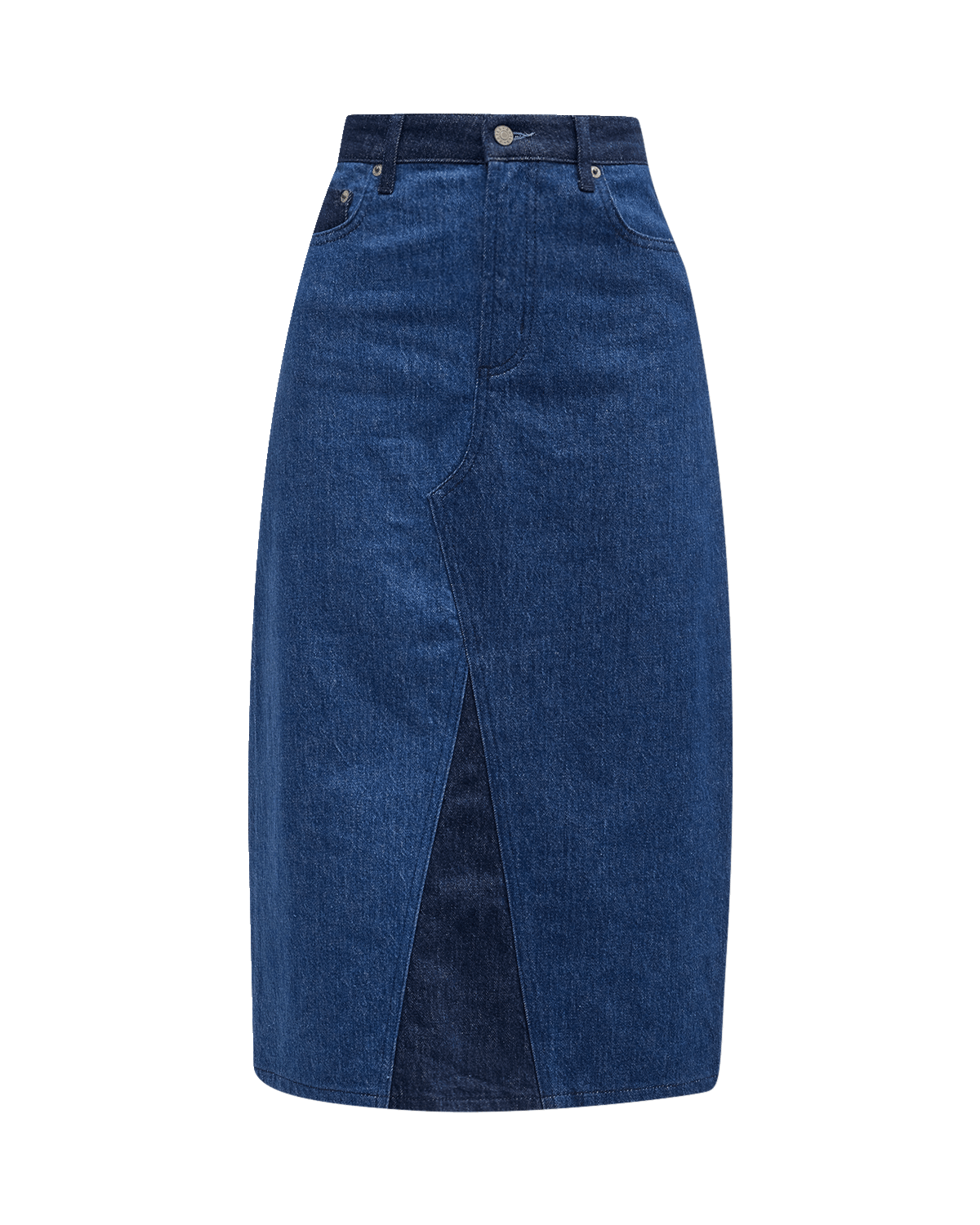 Rails Highland Denim Midi Skirt | Neiman Marcus