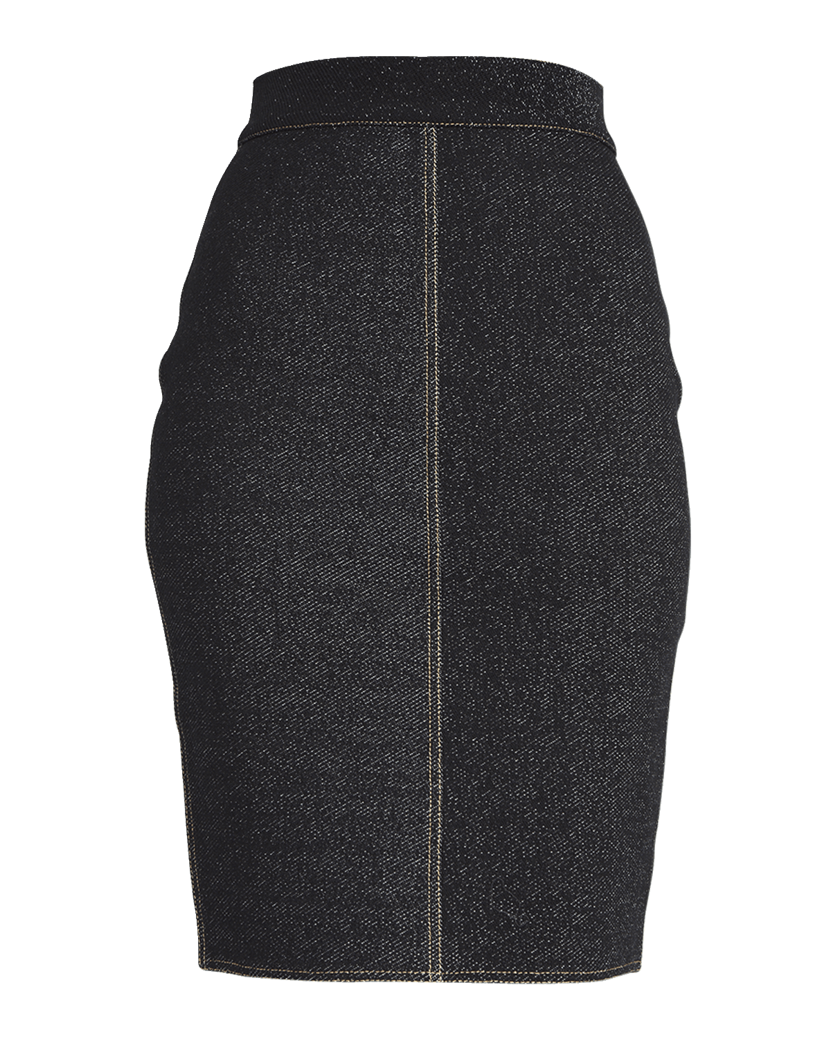 Balmain Strass Embellished Denim Mini Skirt | Neiman Marcus