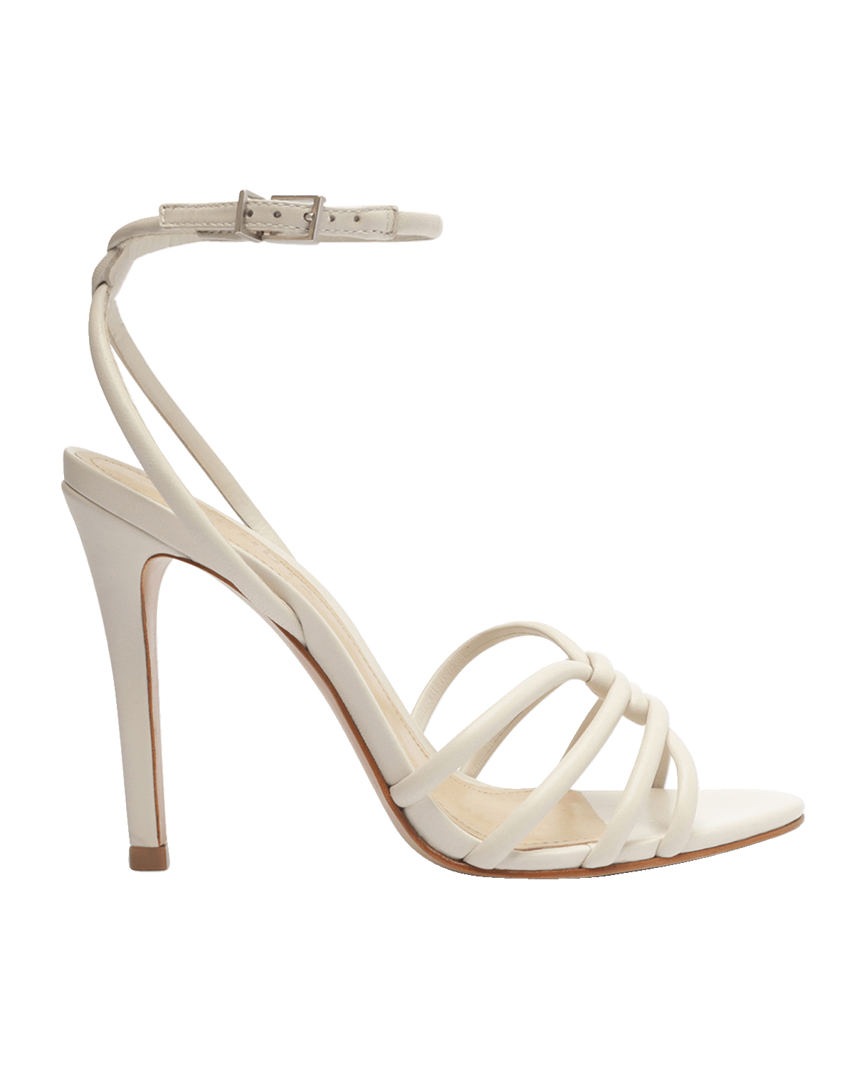 Stuart Weitzman Nudistsong Patent Ankle-Wrap High-Heel Sandals | Neiman ...