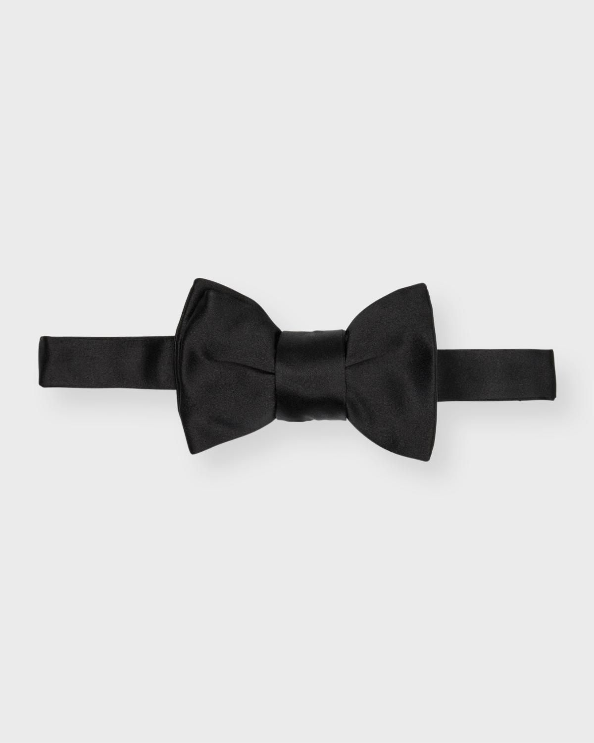 Charvet Men's Satin Pre-Tied Bow Tie