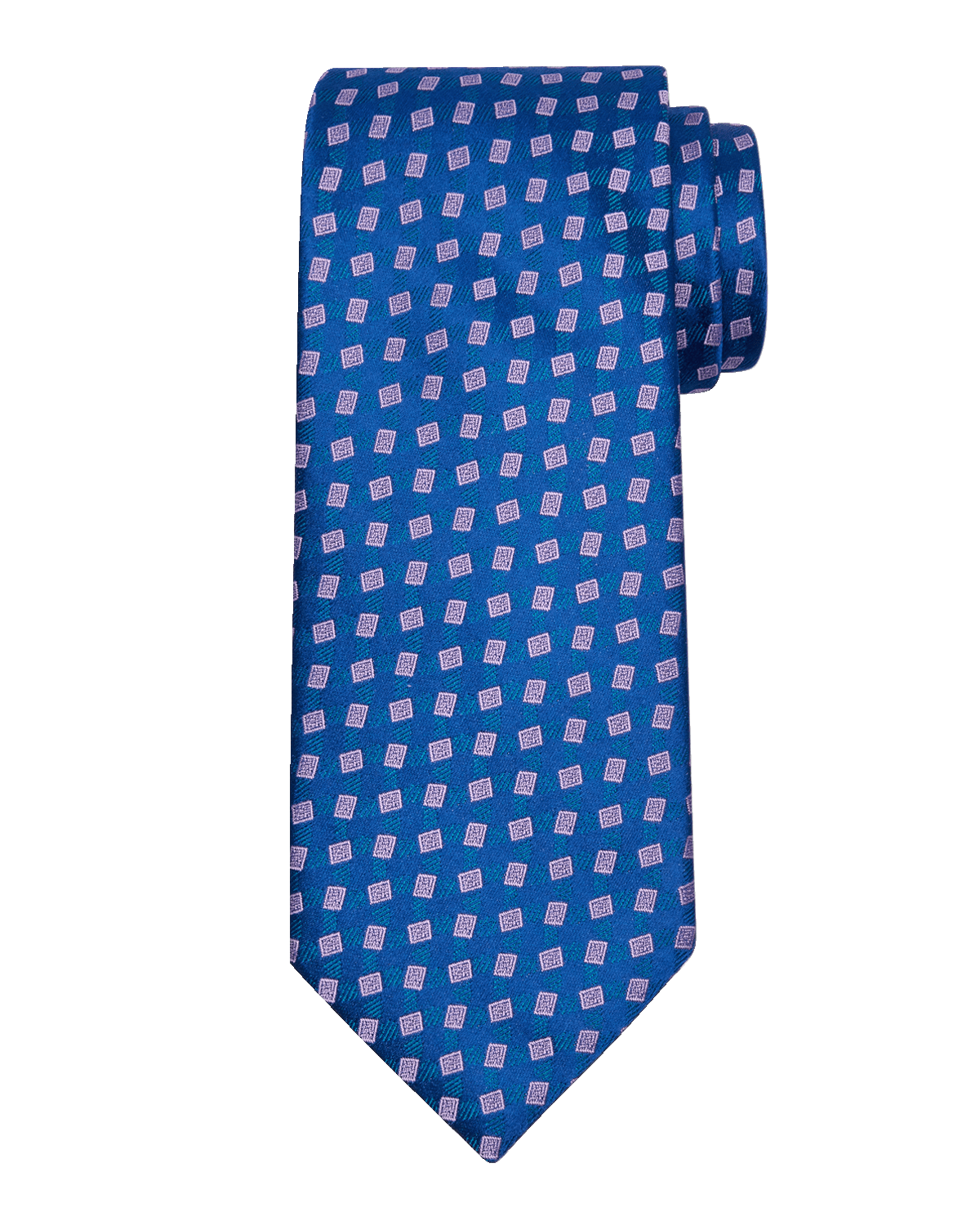 Charvet Men's Woven Geometric Silk Tie
