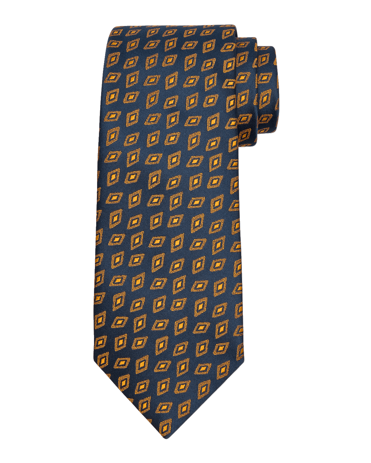 Charvet Men's Woven Diamond Silk Tie