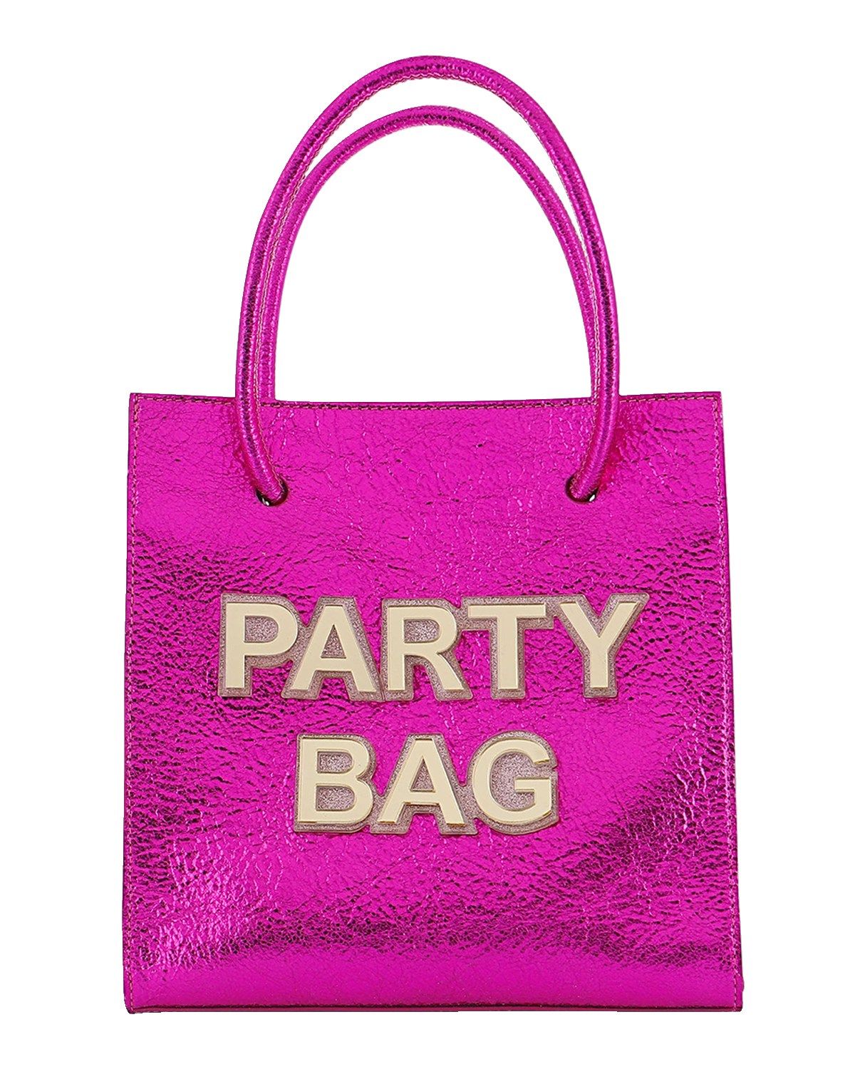 Sophia Webster Mini Party Metallic Leather Tote Bag