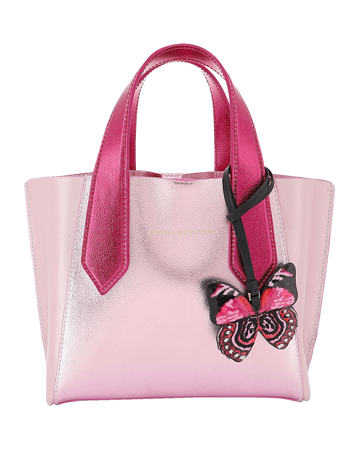 Sophia Webster Tamsin Mini Metallic Leather Tote Bag