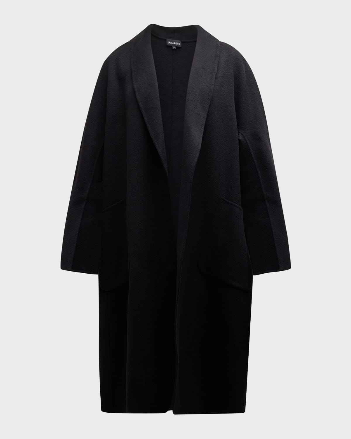 LaMarque Thara Shawl-Collar Wool-Blend Coat