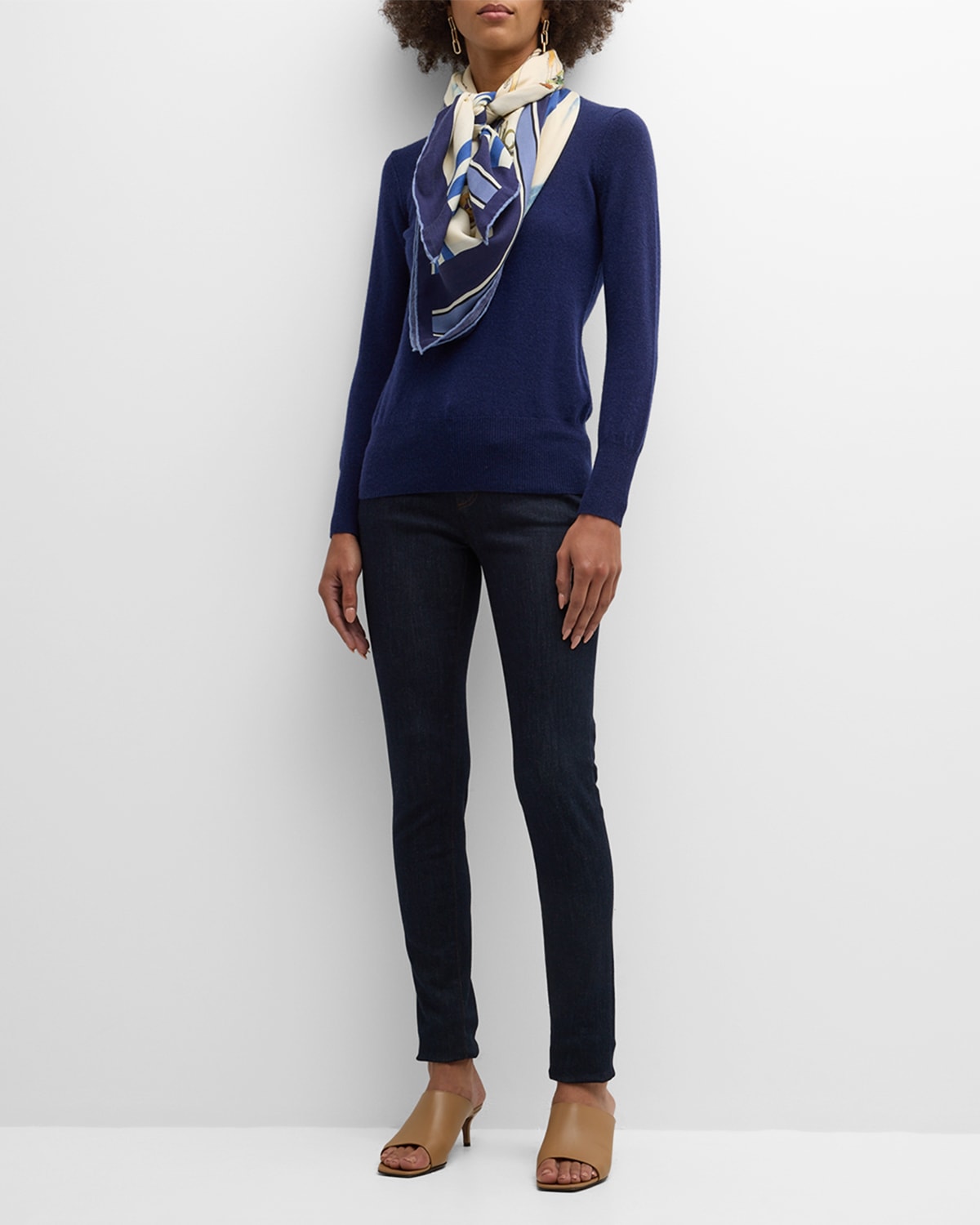 Rani Arabella Verona Cashmere-Blend Scarf