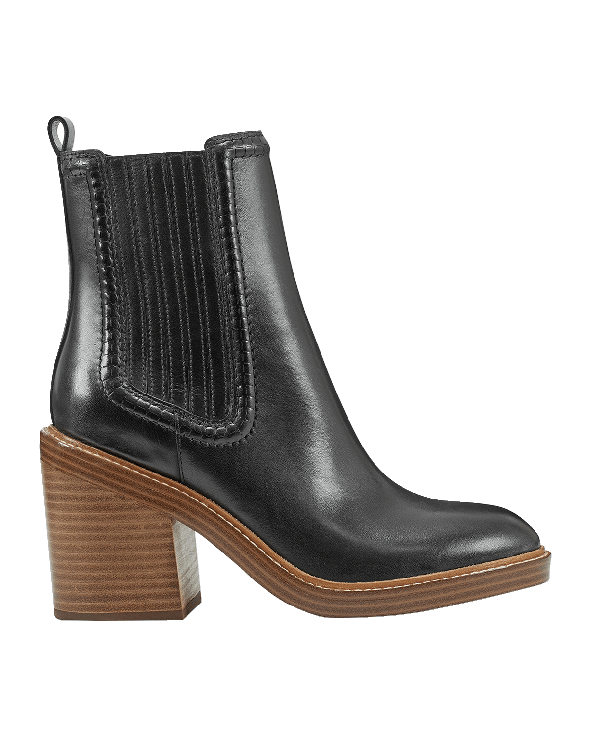 Marc Fisher LTD Halida Leather Chelsea Ankle Boots