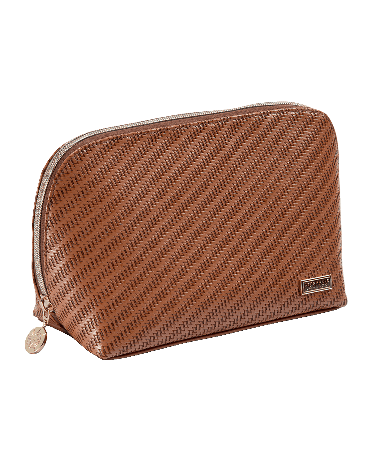 Stephanie Johnson Rosewood Cognac Lola Makeup Bag
