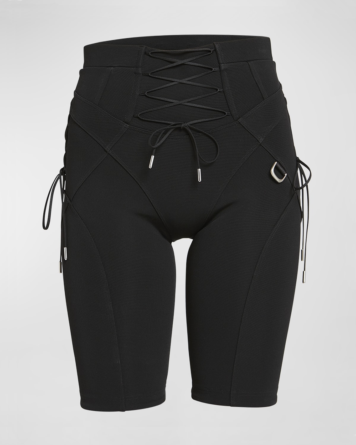Off-White Lace-Up Side Cyclist Shorts