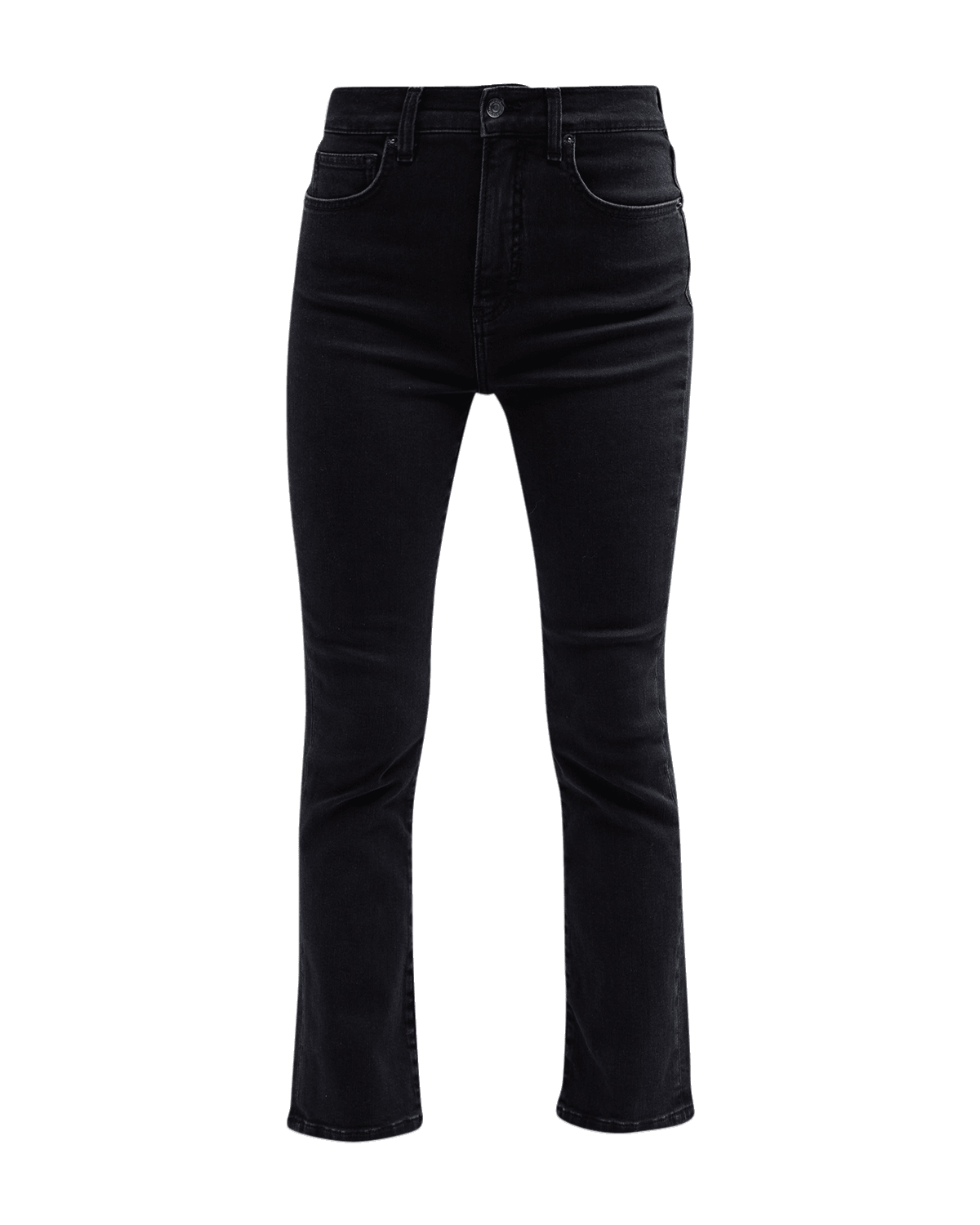 Veronica Beard Carly Kick-Flare Cropped Jeans