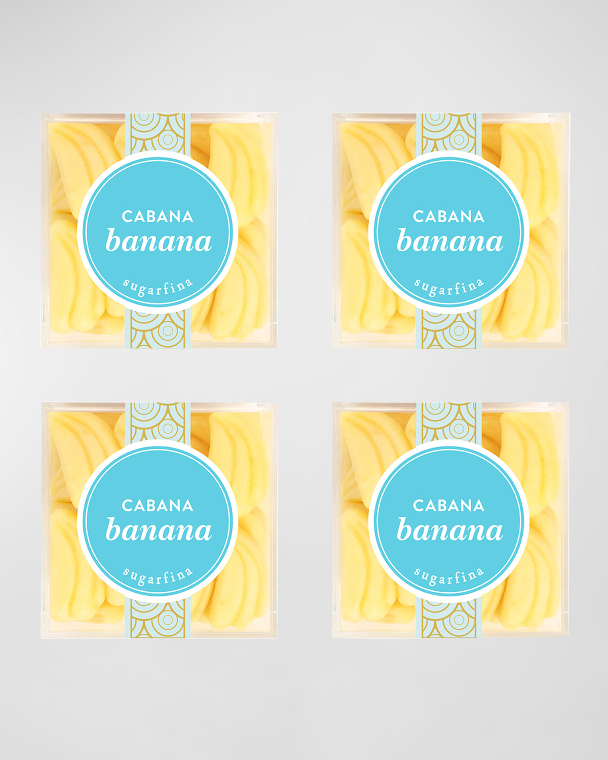 Sugarfina Cabana Banana - Small Cube 4-Piece Kit
