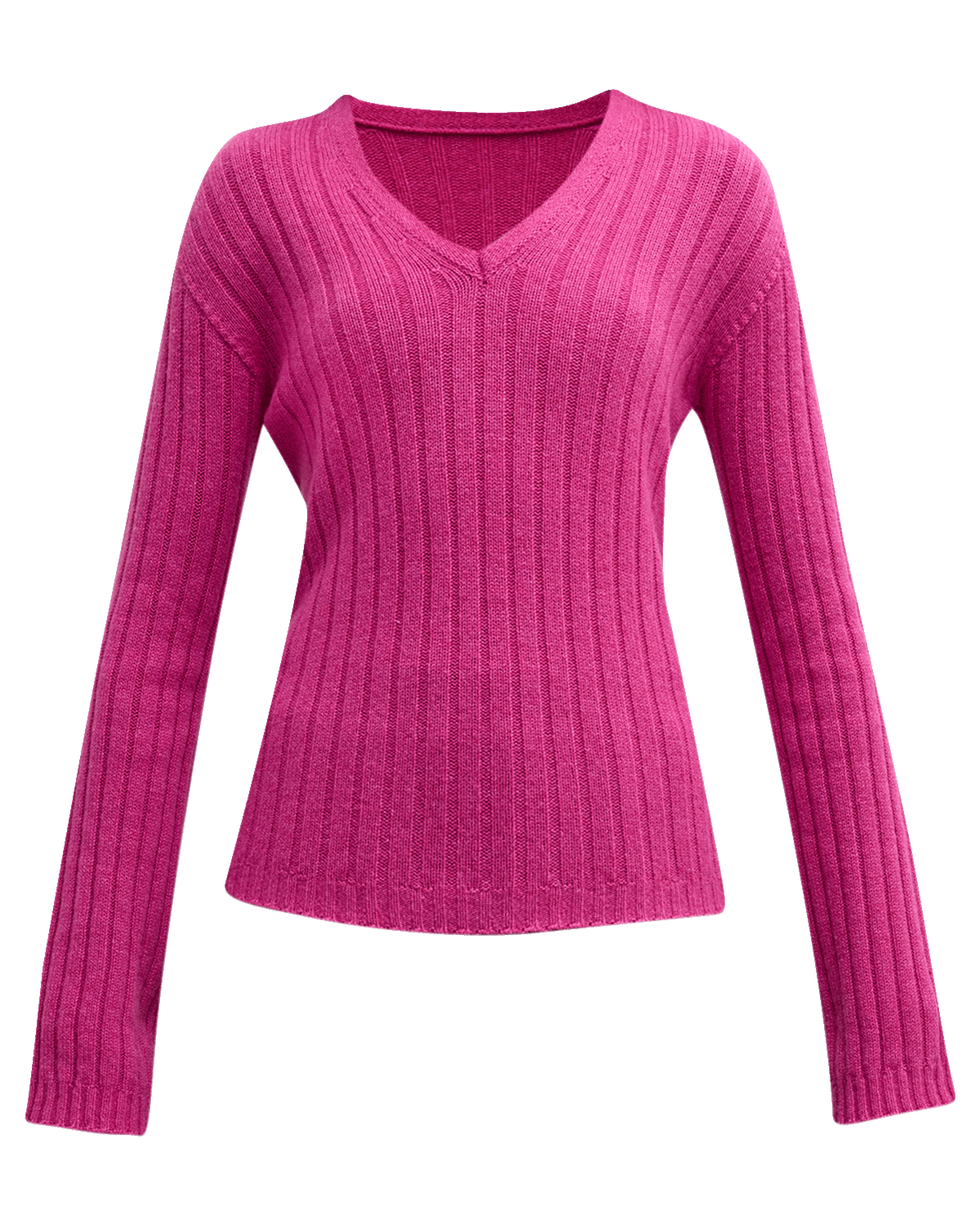 Emporio Armani Cashmere Ribbed V-Neck Sweater