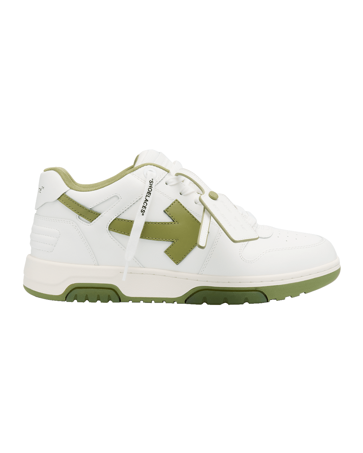 Off-White Men's Out Of Office Bicolor Arrow Sneakers