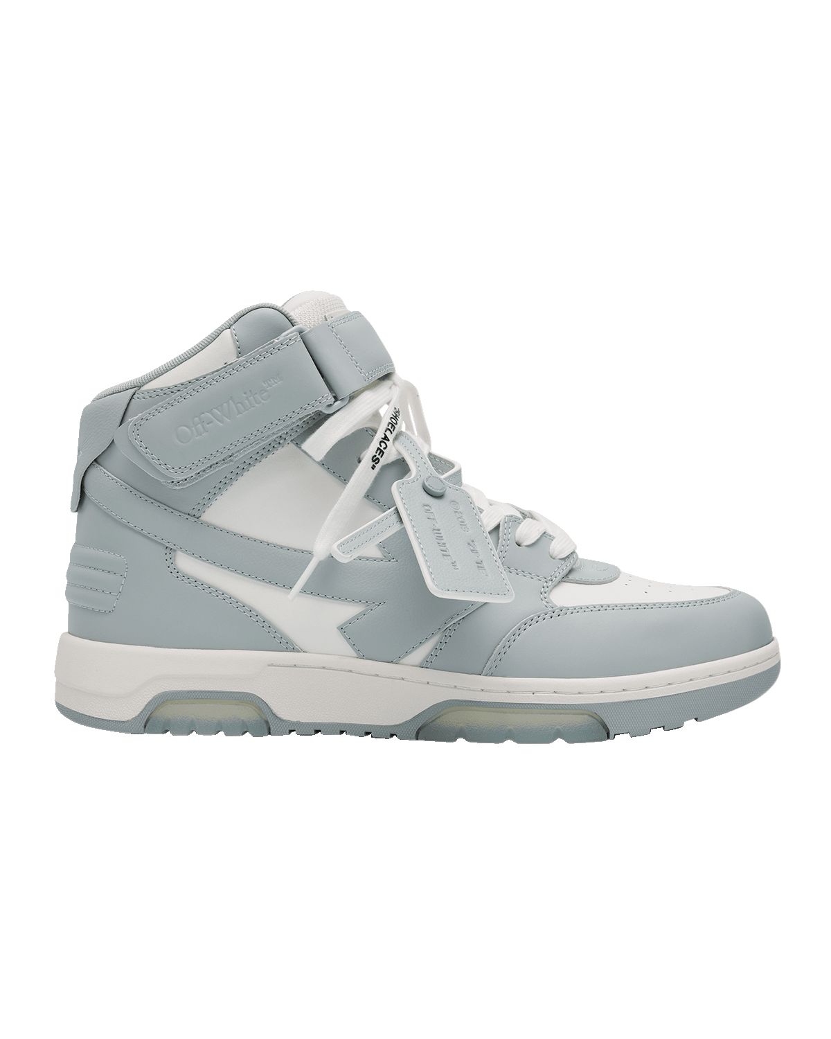 Off-White Men's Out Of Office Leather Mid-Top Sneakers
