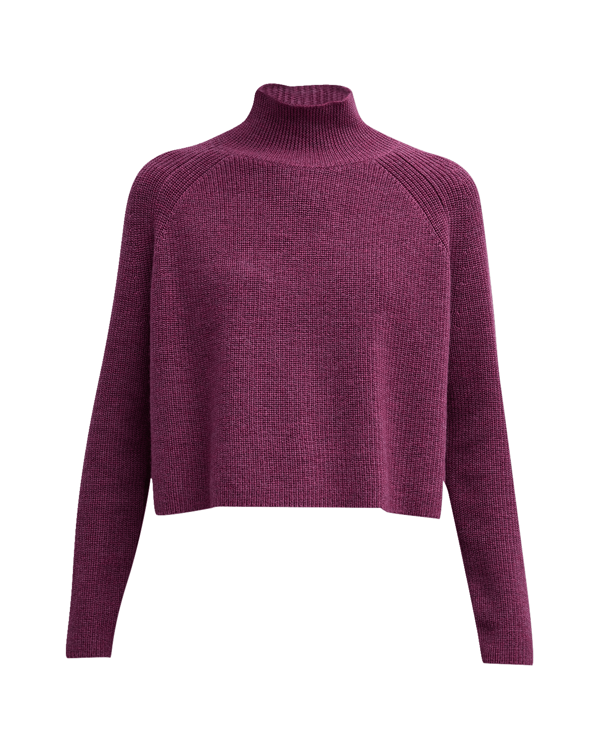 Eileen Fisher Missy Merino Wool Cropped Turtleneck Sweater