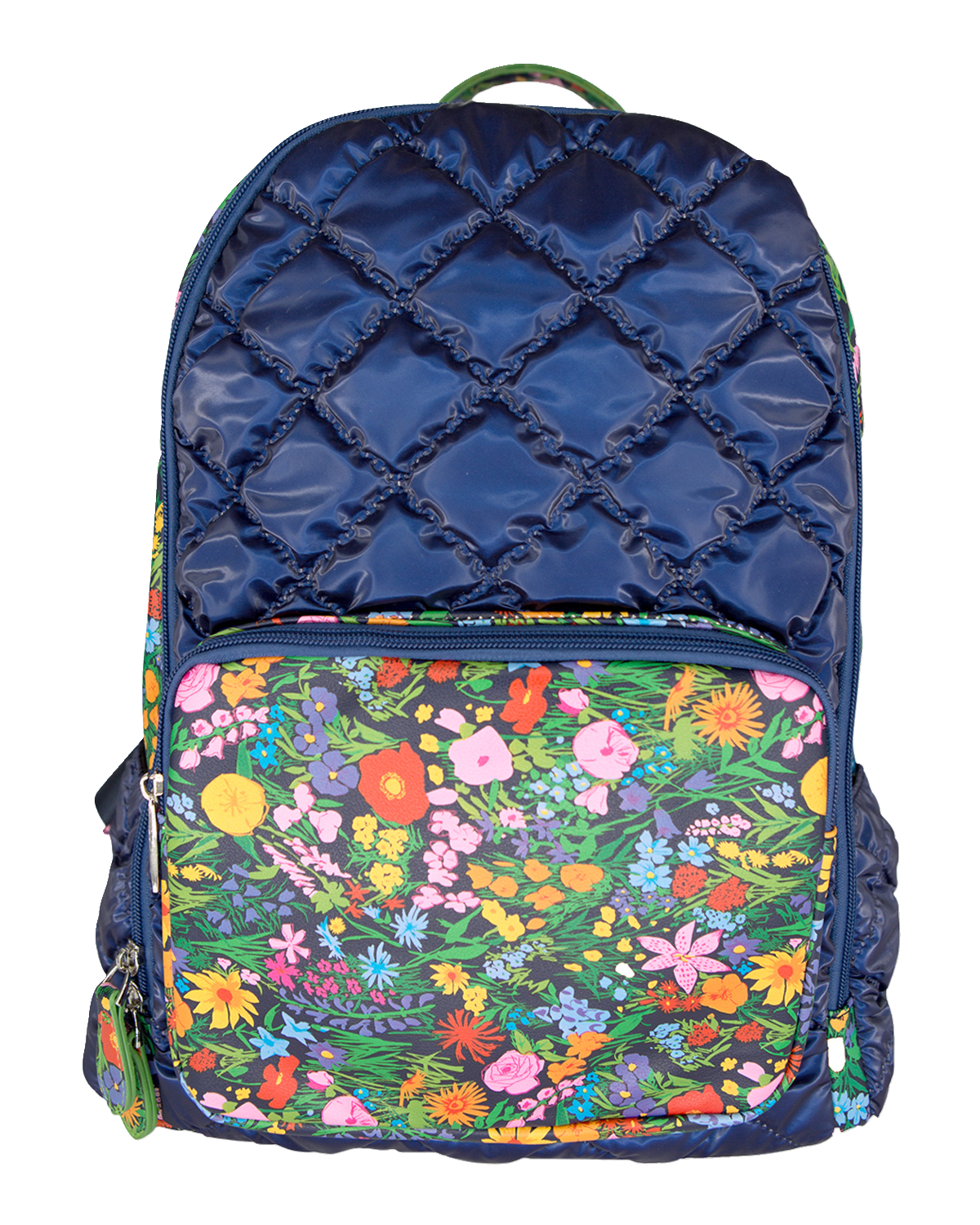 Bari Lynn Kid's Flip Floral Quilted Backpack