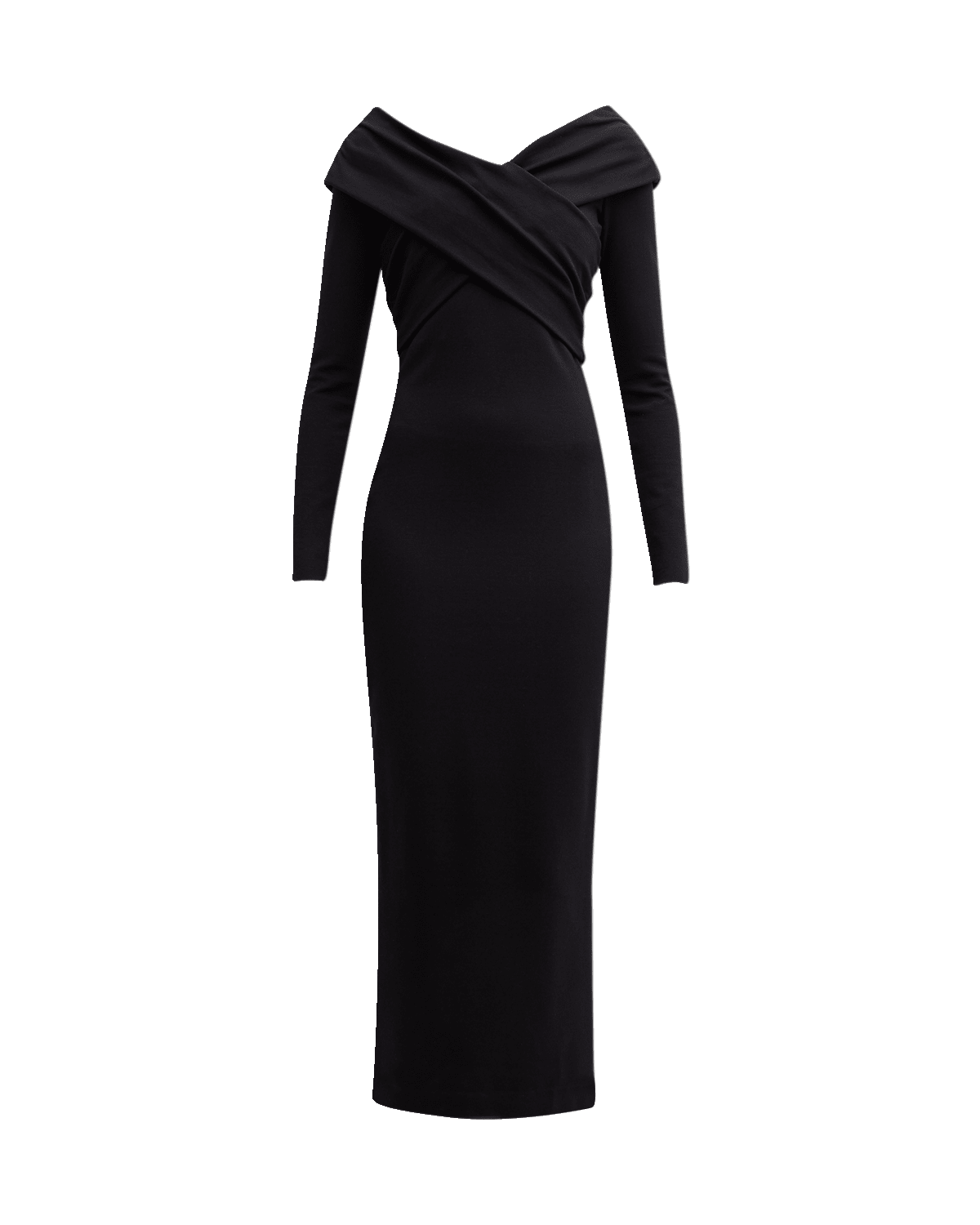 Cinq a Sept Brenna Knot-Tie Gathered Crepe Midi Dress | Neiman Marcus