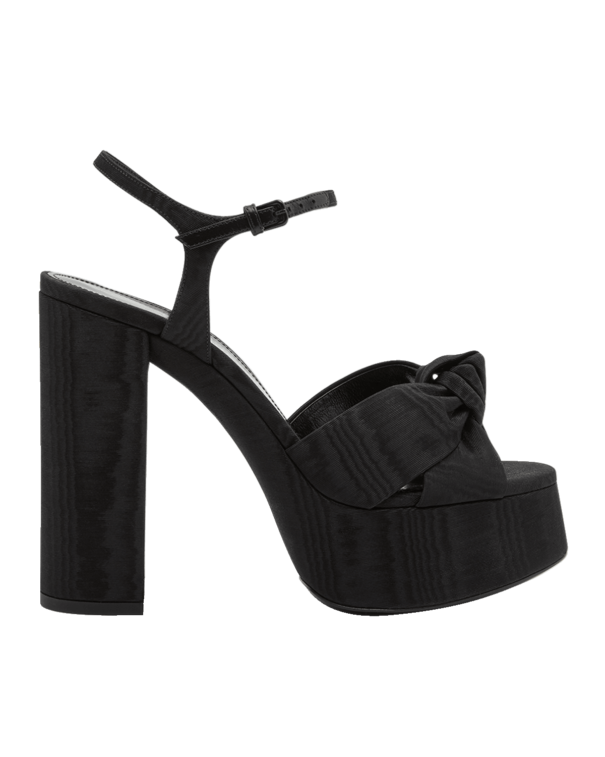 Saint Laurent Bianca Knotted Platform Sandals