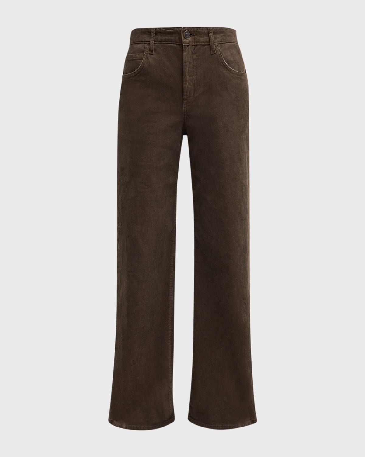 THE ROW Eglitta Straight-Leg Corduroy Pants