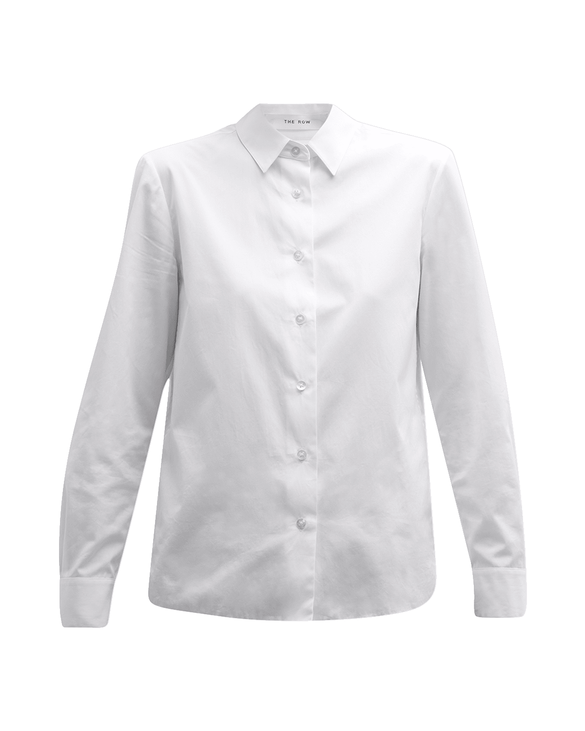 THE ROW Sadie Poplin Collared Shirt