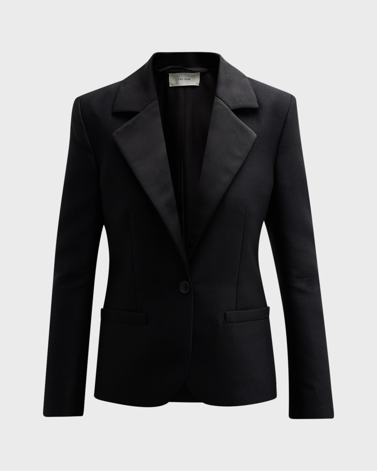 THE ROW Dru Tailored Wool Blazer Jacket