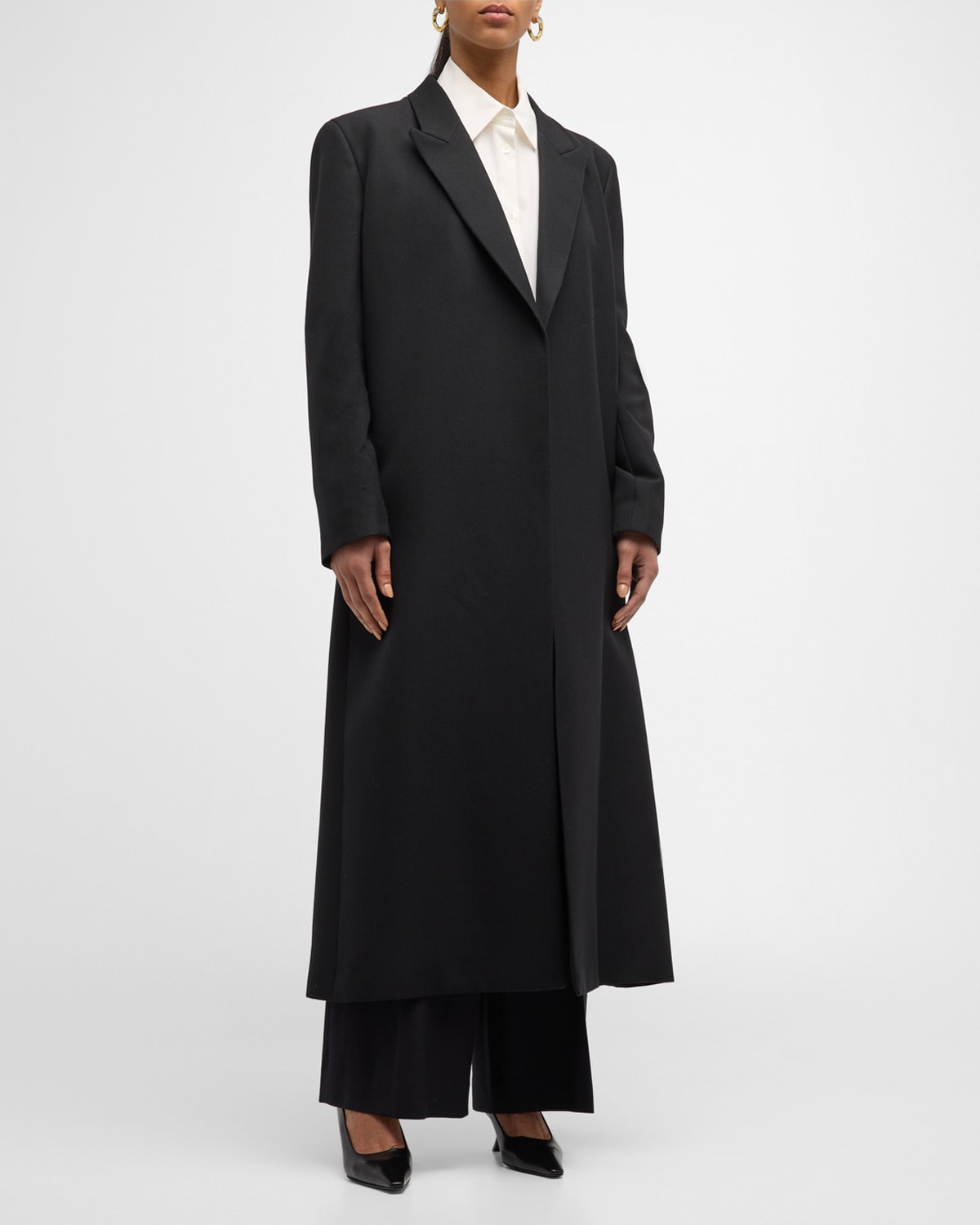 THE ROW Cassiopea Single-Breasted Long Coat