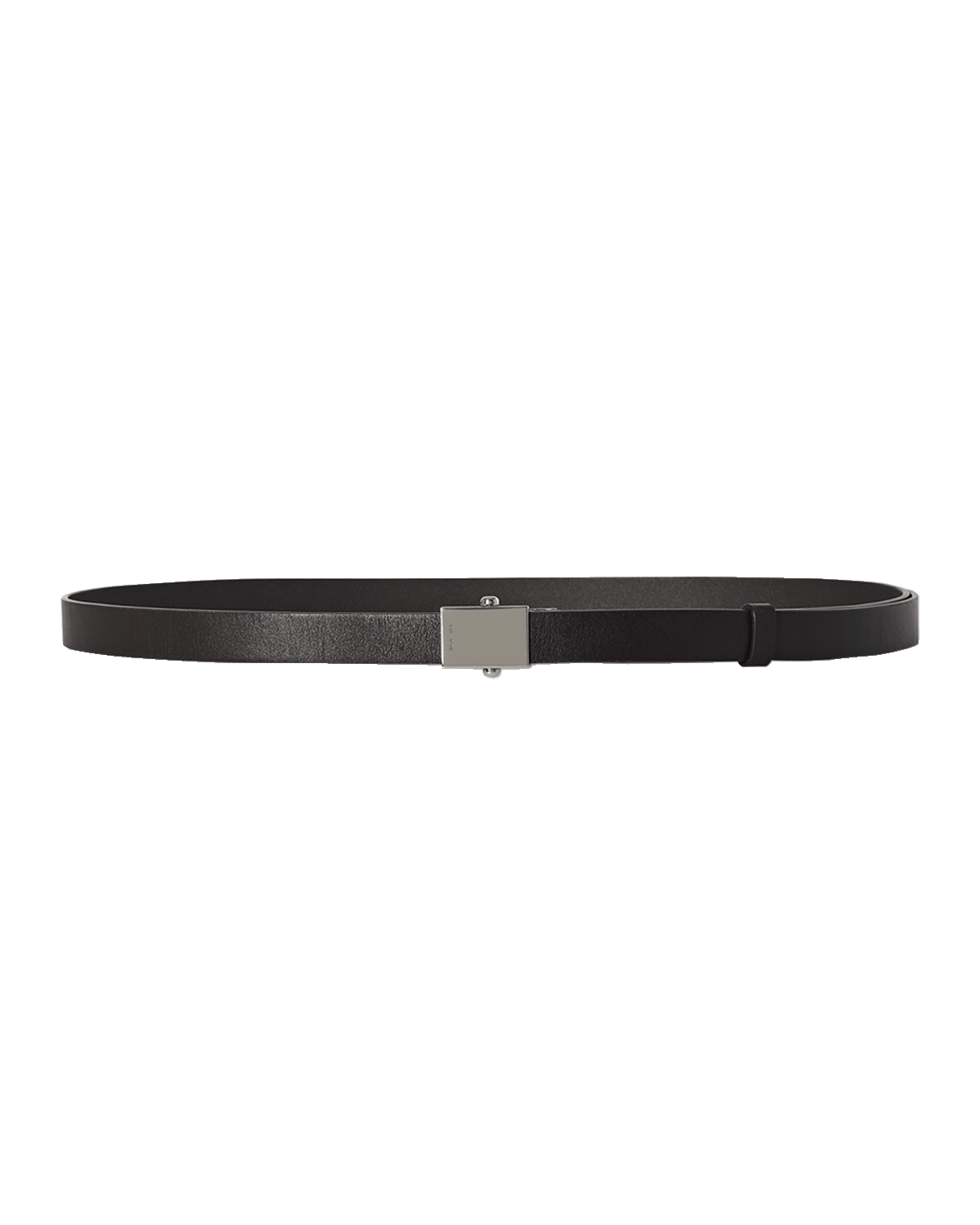 Valentino Garavani Black Calf Leather Bos Taurus Belt