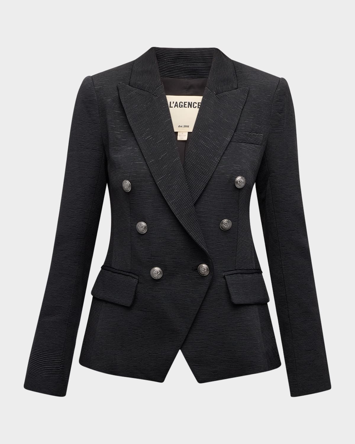 L'Agence Kenzie Double-Breasted Blazer