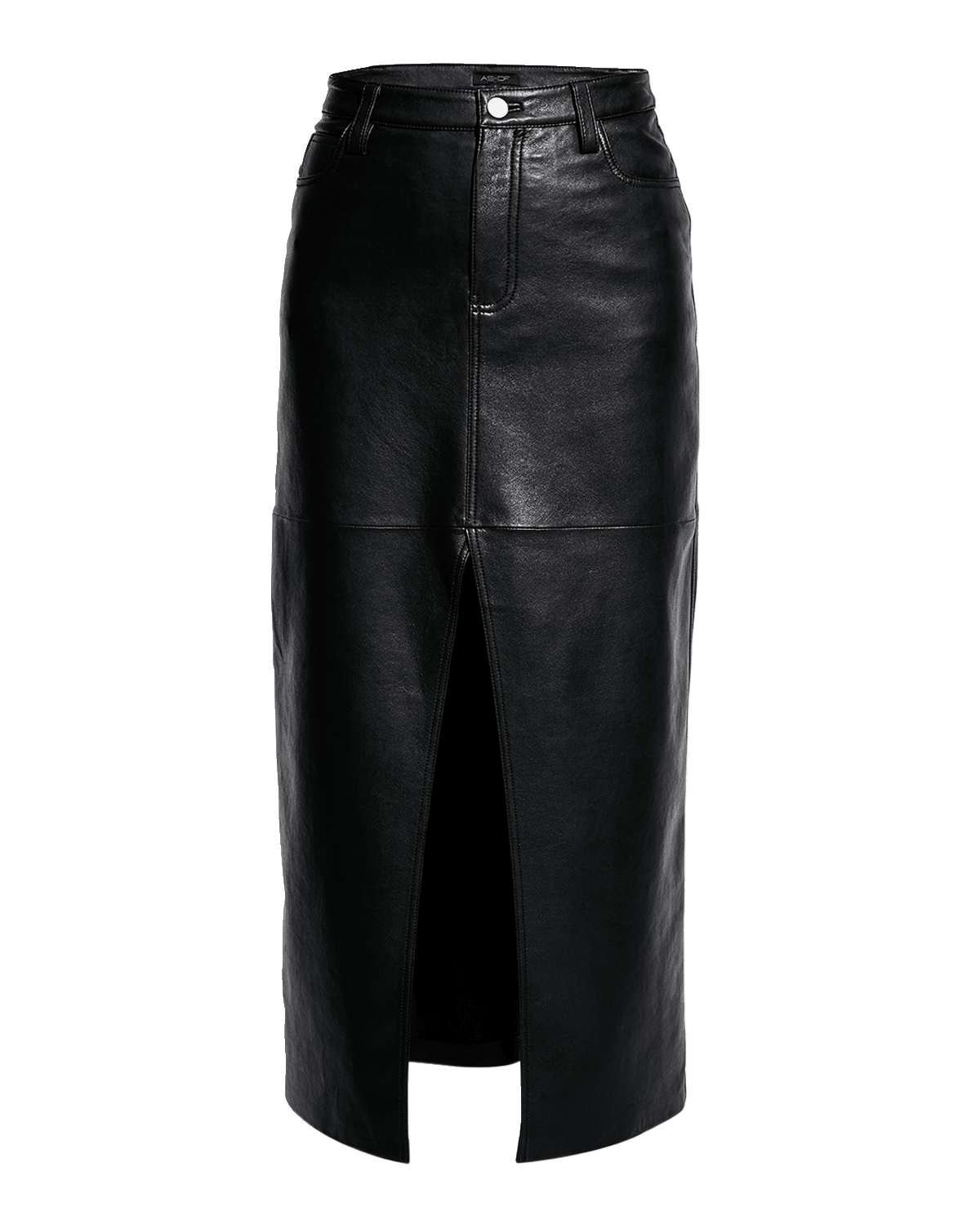 AS by DF Imogen Recycled Leather Maxi Skirt