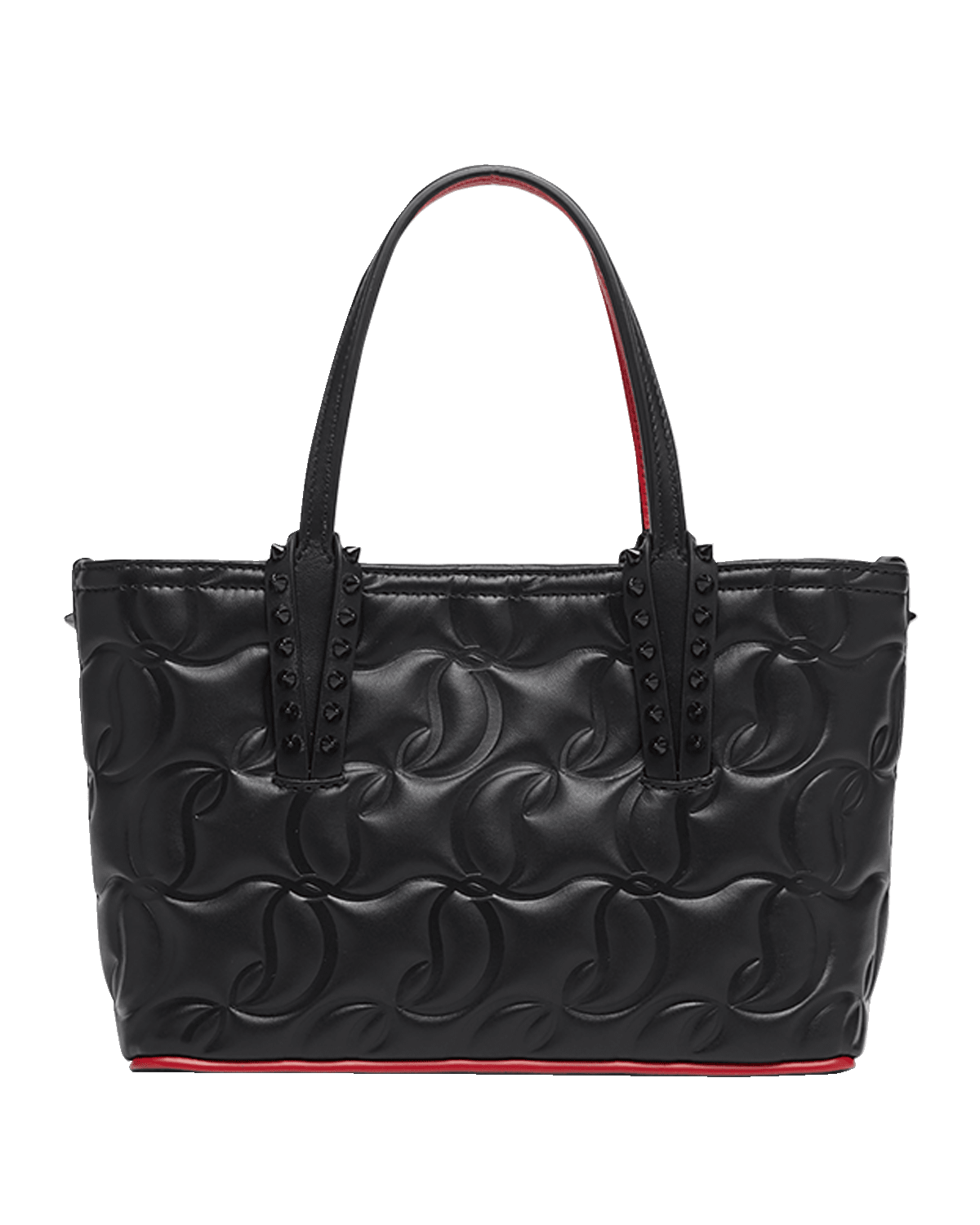Christian Louboutin Cabata Mini Tote in CL Embossed Nappa Leather