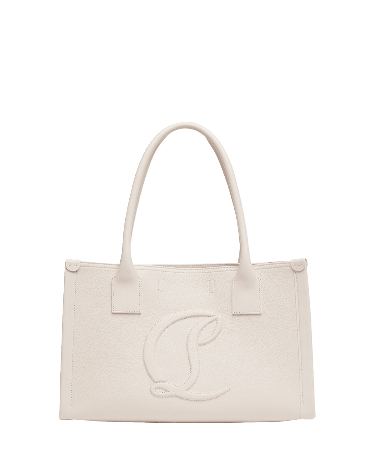 Christian Louboutin By My Side Small Tote in Leather with CL Logo