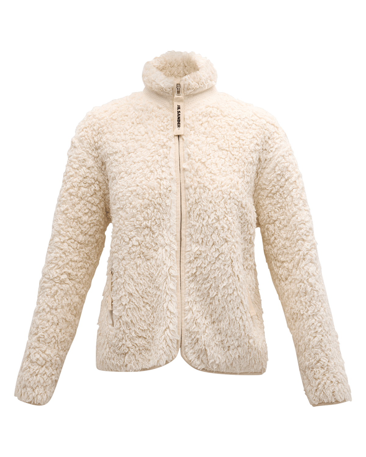 Jil Sander Cotton Teddy Zip Jacket