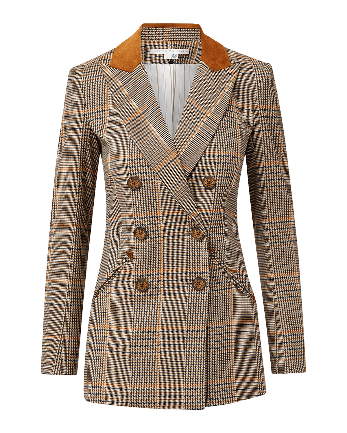 Veronica Beard Elvana Plaid Dickey Jacket