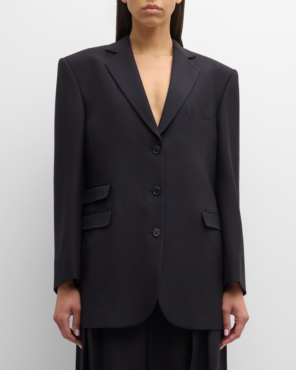 THE ROW Ule Single-Breasted Blazer Jacket