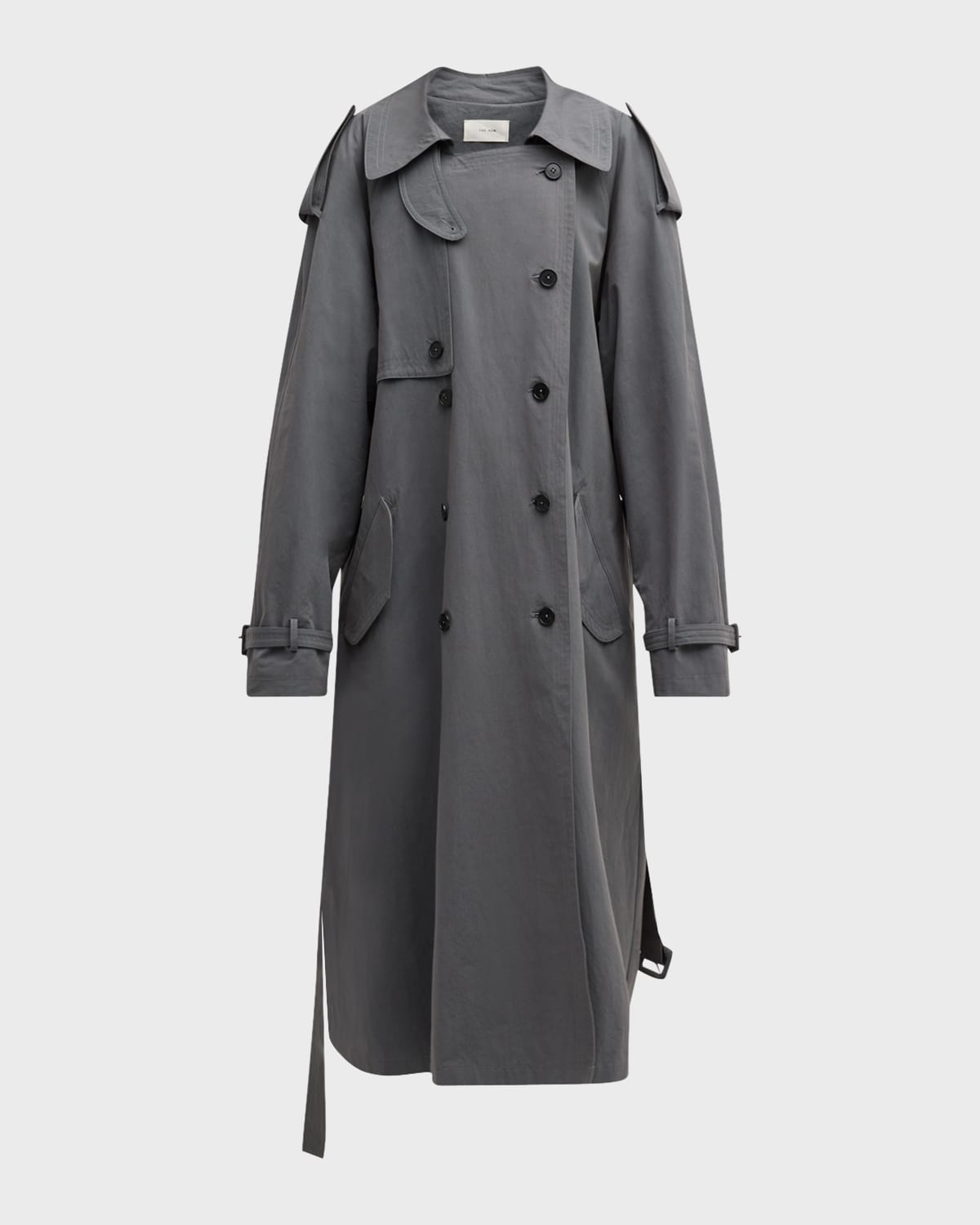 THE ROW Avio Belted Long Trench Coat