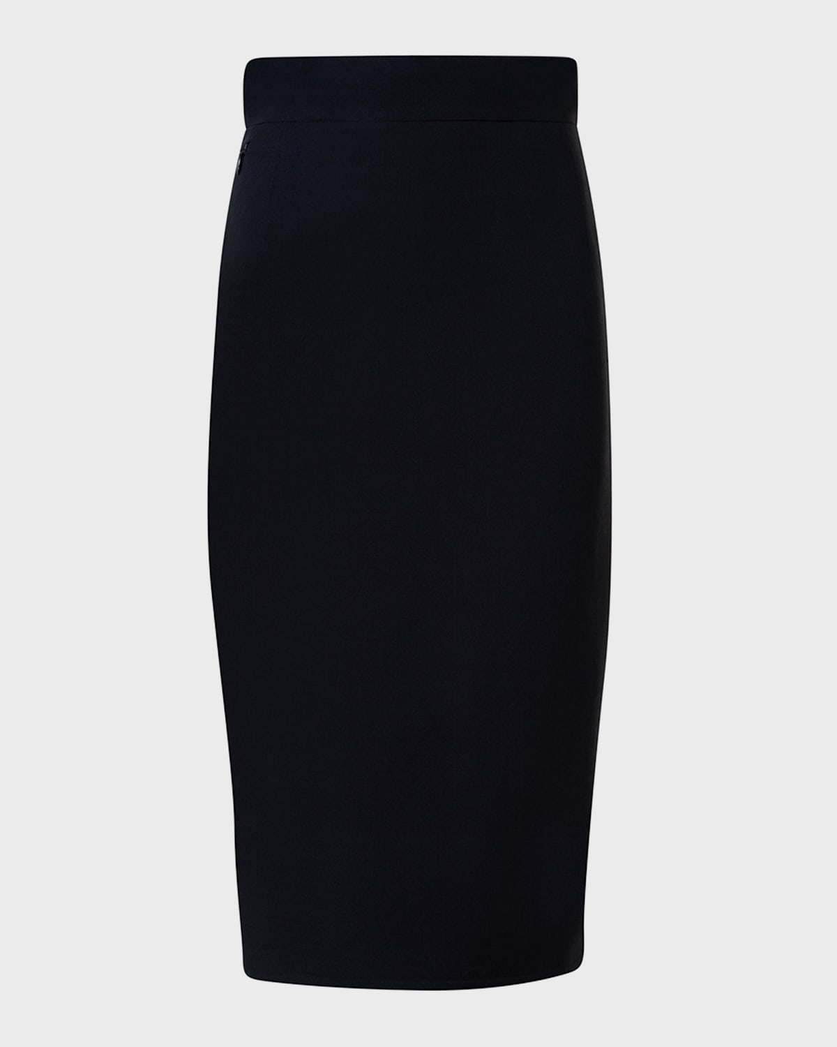 Akris Wool Double-Face Midi Pencil Skirt