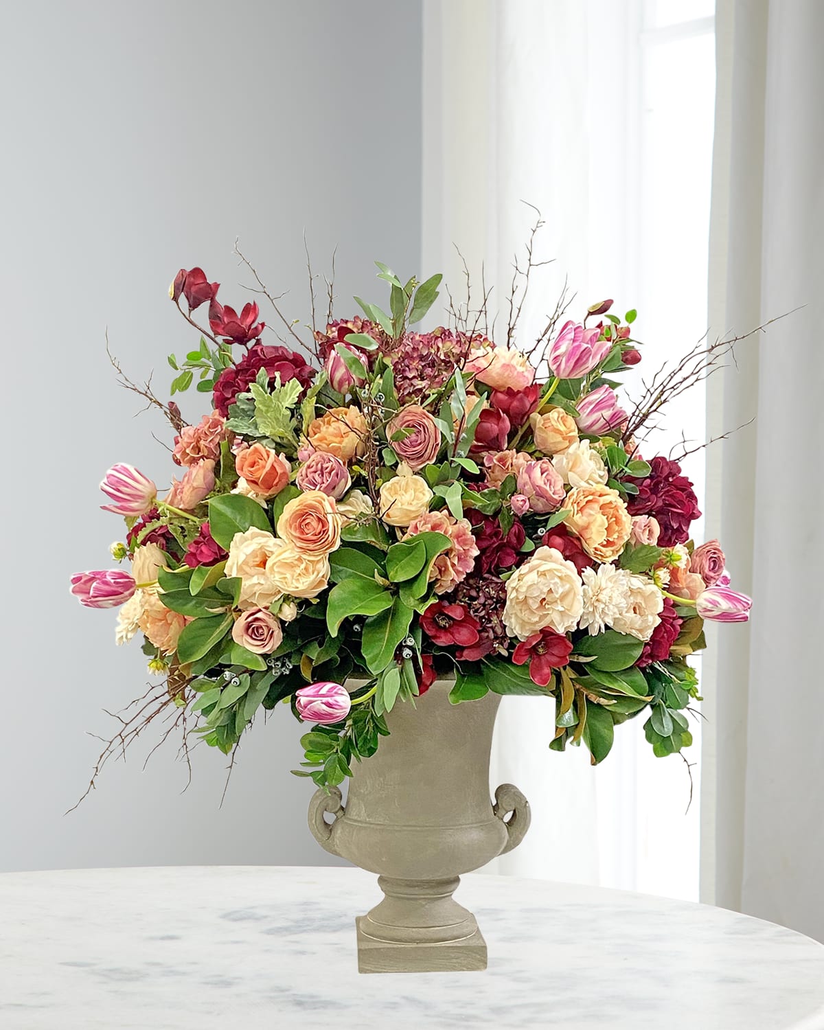 Winward Home Cafe Au Lait Faux Floral Arrangement in Urn | Thumbnail 3 Winward Home Cafe Au Lait Faux Floral Arrangement in Urn | Thumbnail 3
