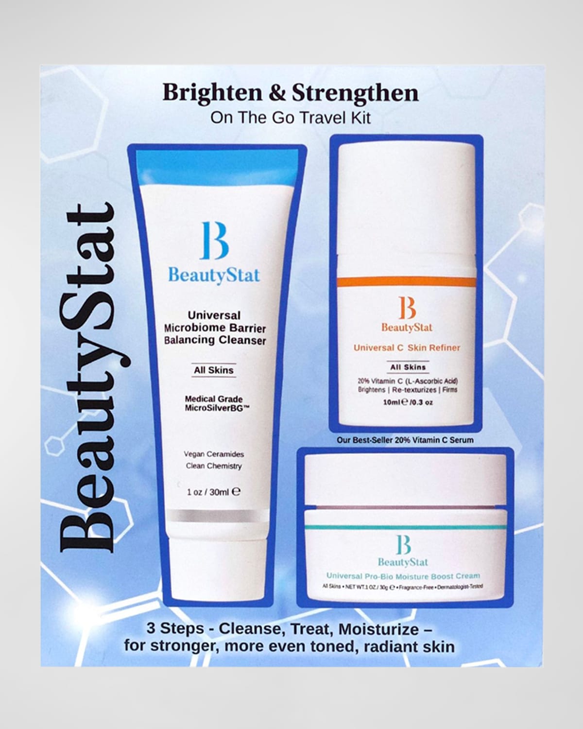 BeautyStat Brighten & Strengthen On The Go Travel Kit