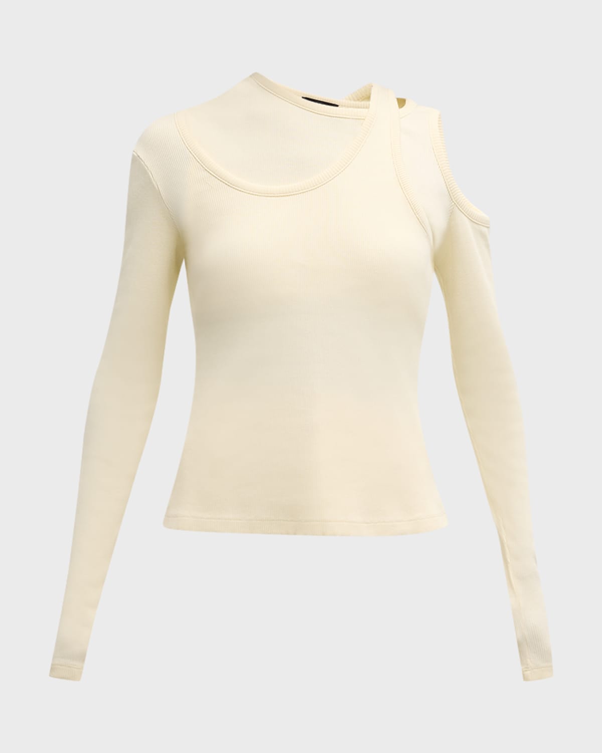 A.W.A.K.E. MODE Long-Sleeve Asymmetric Top