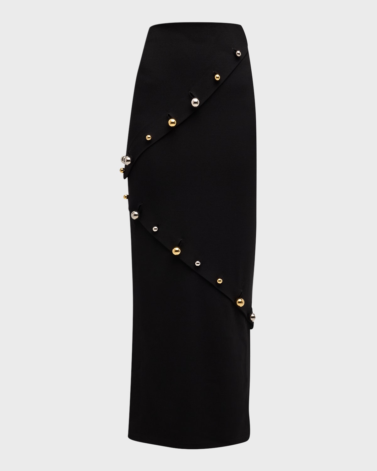 A.W.A.K.E. MODE Octopus Button Maxi Skirt