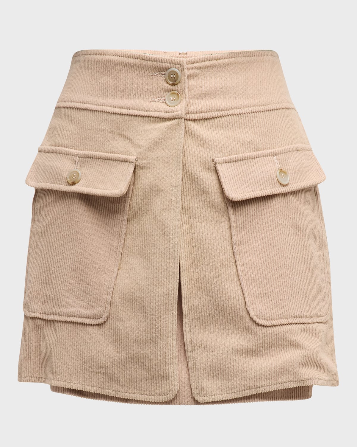 Le Superbe Xtra Mini Corduroy Utility Skirt