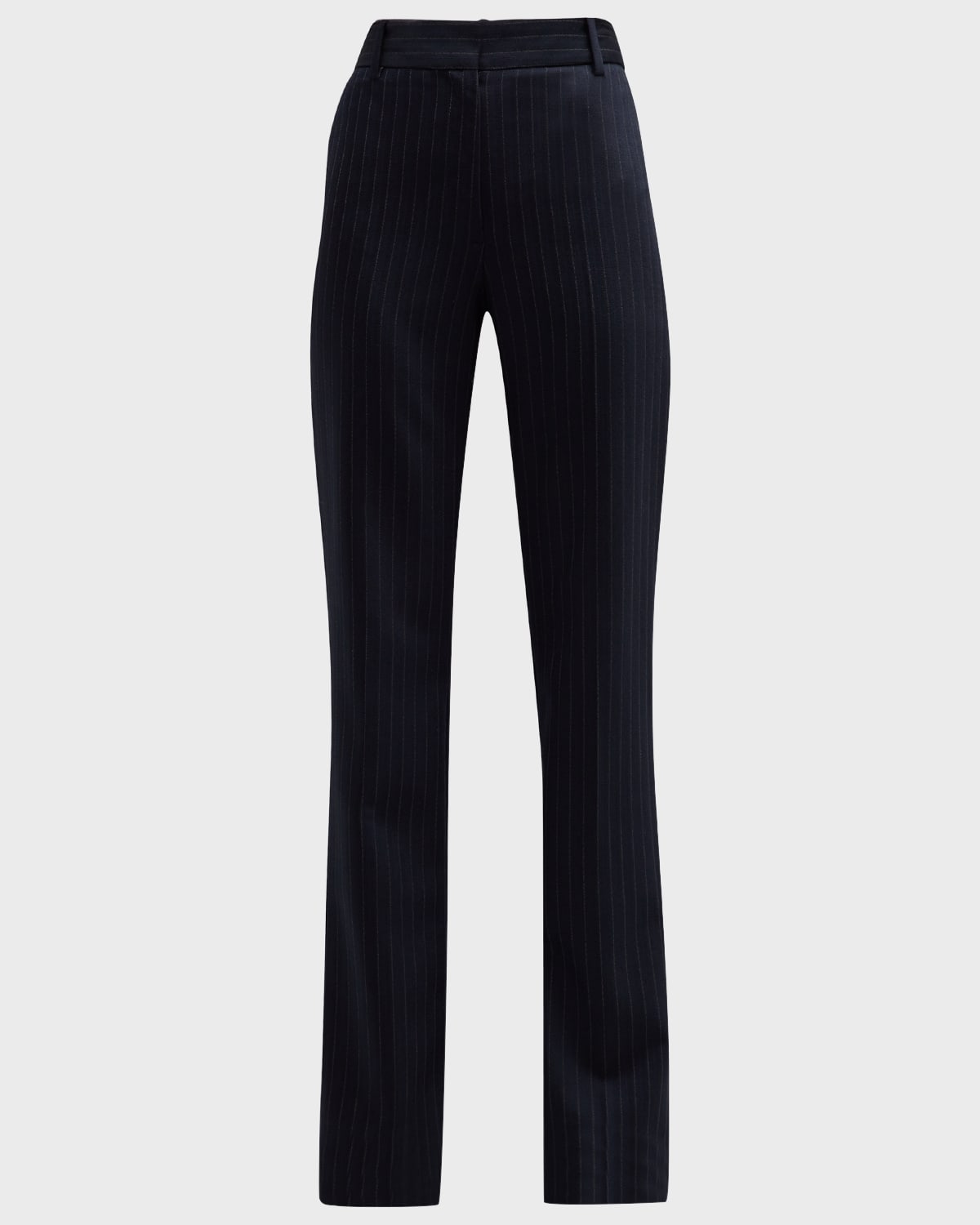 Nili Lotan Corette Pinstripe Stretch-Wool Pants